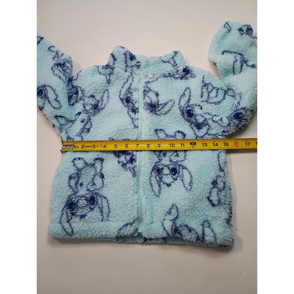Disney Lilo & Stitch Girls' Full-Zip Woobie Jacket - Med - Picture 4 of 7